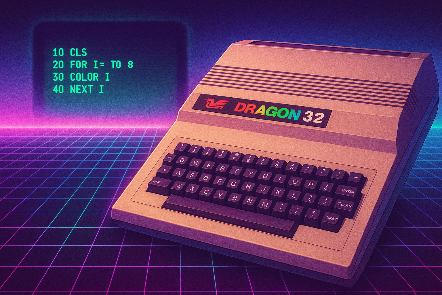 Dragon 32 first program