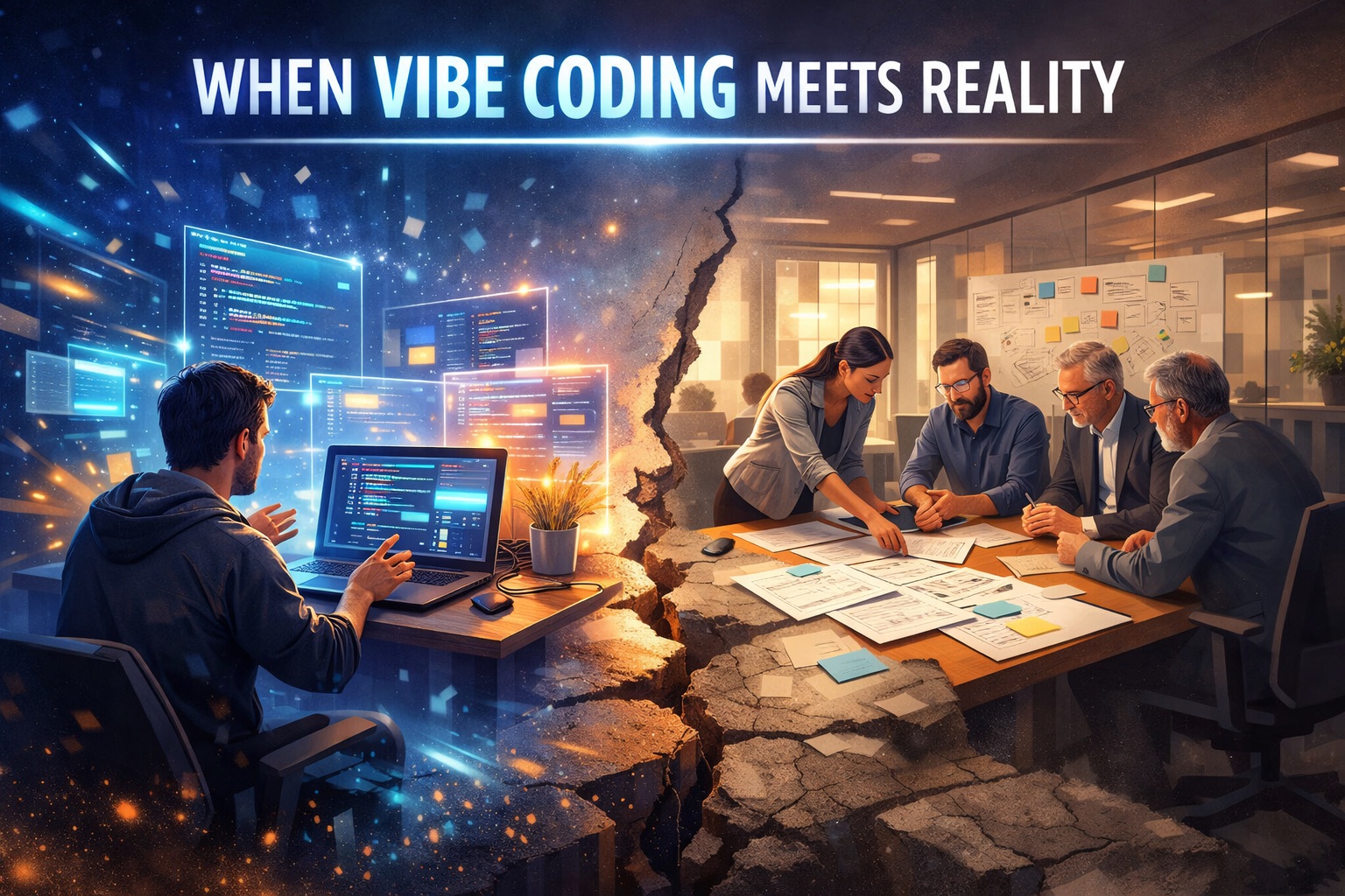 Vibe coding meets enterprise reality